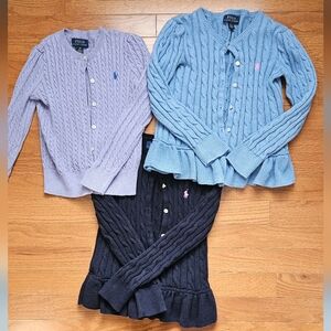 Lot Of Ralph Lauren Cable Knit Sweaters
